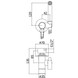 Система інсталяції для унітазу Grohe Rapid SL3в1 + Гігієнічний душ із змішувачем Paffoni Tweet Round Mix, хром (3884000G+ZDUP110CR)