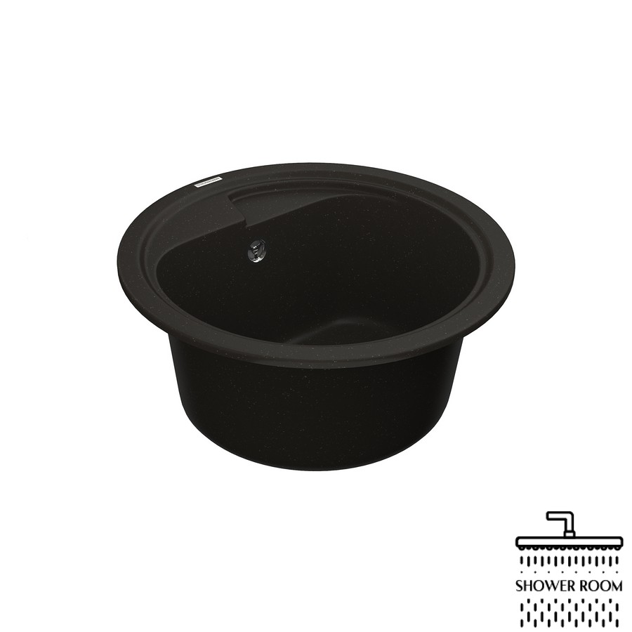 Кухонна мийка Polo PMR 01.44 Black + сифон