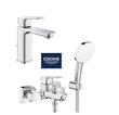 Набор смесителей 3 в 1 Grohe Cubeо (UA1017184940)