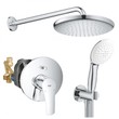 Душова система Grohe Eurosmart New Tempesta 250, хром (UA26416SC3)