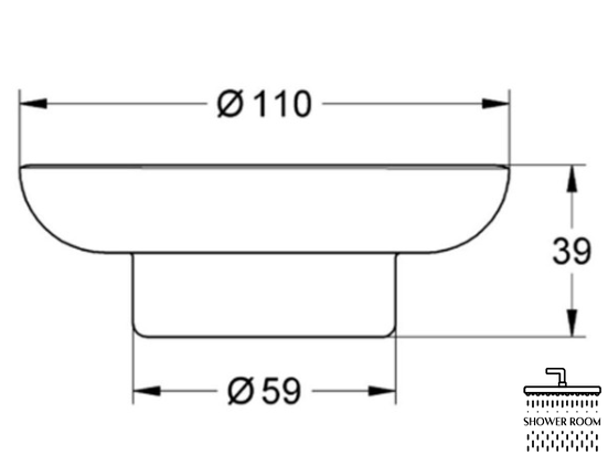 Мильниця Grohe Essentials (40368001)