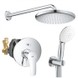 Душова система Grohe Eurosmart New Tempesta 250, хром (UA26416SC3)