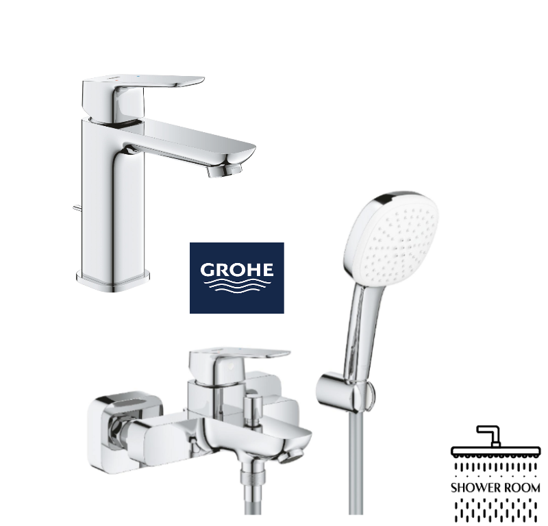 Набор смесителей 3 в 1 Grohe Cubeо (UA1017184940)