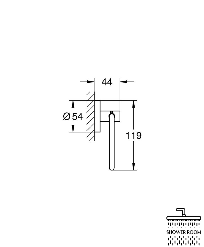 Тримач туалетного паперу Grohe Essentials 1024722430