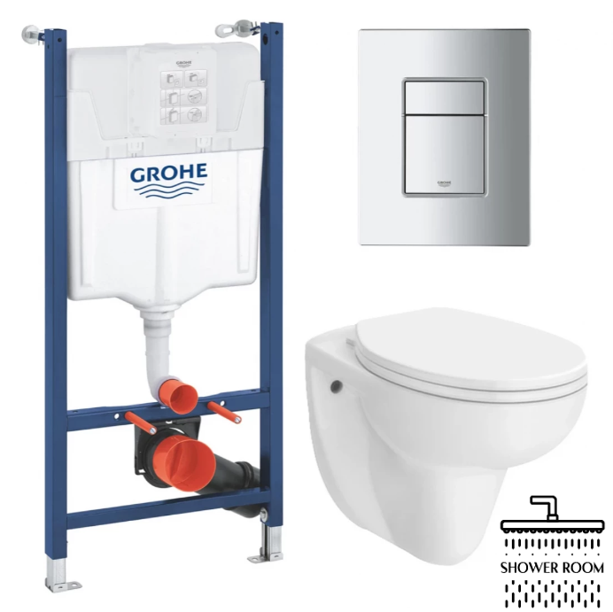 Комплект унітазу з інсталяцією 4 в 1 Grohe Solido Even UA38971966A