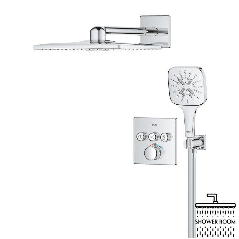 Душевая система Grohe Grohtherm SmartControl Rainshower 310 Cube (34864000)