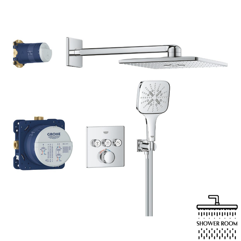 Душевая система Grohe Grohtherm SmartControl Rainshower 310 Cube (34864000)