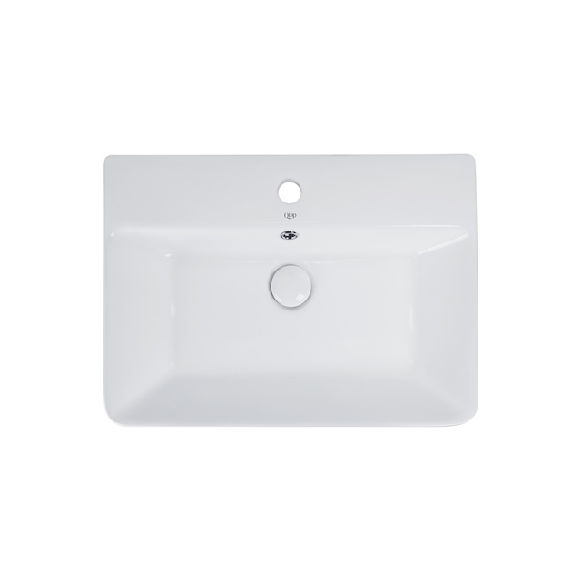 Раковина Qtap Virgo 600x420x140 White з донним клапаном QT18112253W