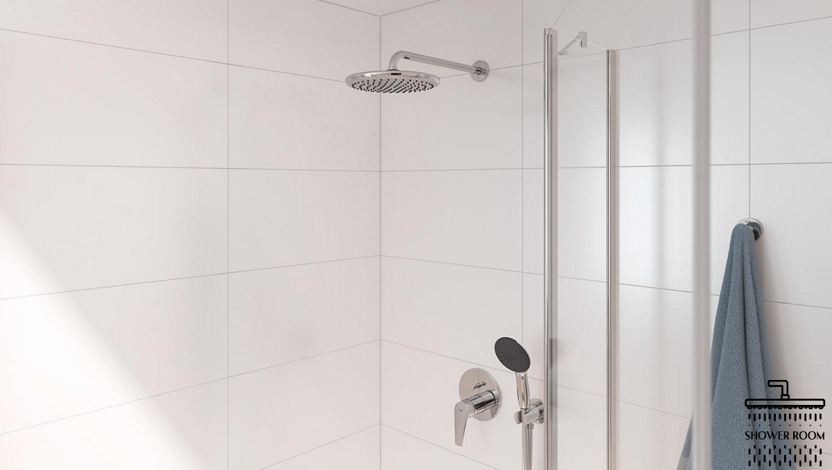 Душевая система скрытого монтажа Grohe QuickFix Start Edge из Vitalio Start 250 (25293000)