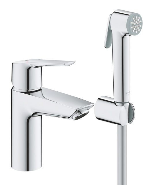 Змішувач для раковини з гігієнічним душем Grohe QuickFix Start 23123003