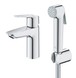 Смеситель для раковины с гигиеническим душем Grohe QuickFix Start 23123003