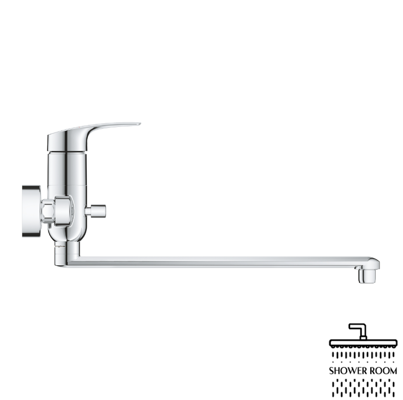 Смеситель для ванны Grohe Eurosmart New однорычажный (23992003)