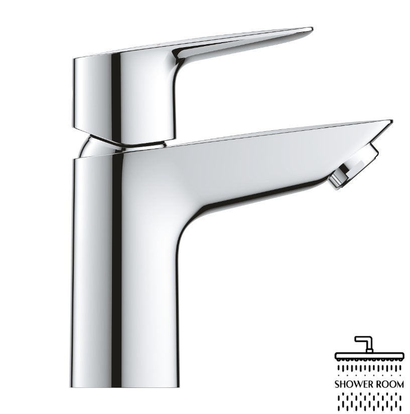 Одноважільний змішувач для раковини Grohe Start Edge S-Size + нажимний донний клапан (23898001)