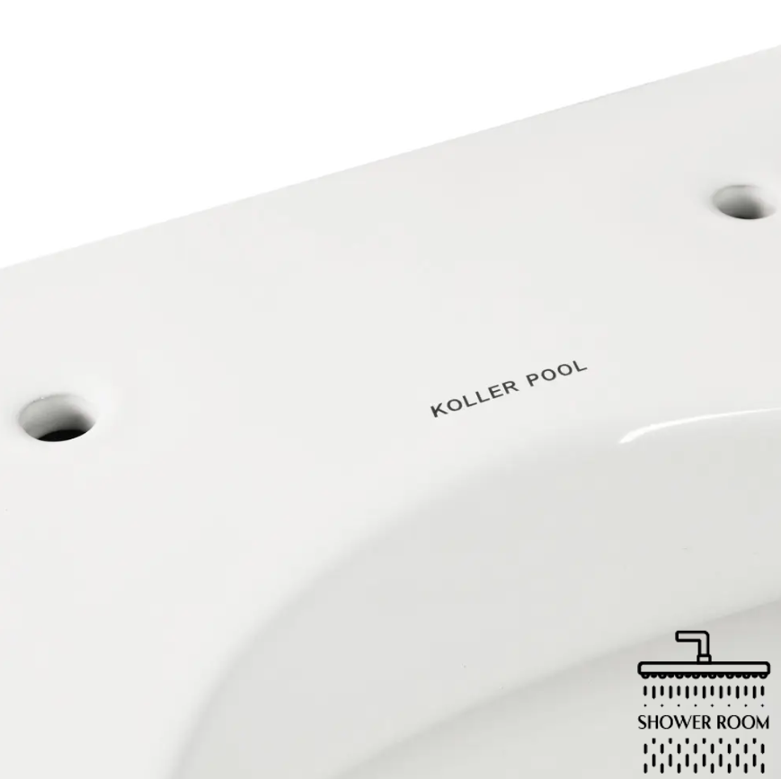 Інсталяція Grohe Rapid+Безобідковий унітаз Koller Pool Round Tornado+клавіша хром