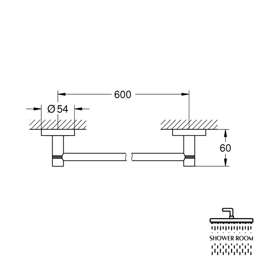 Набір аксесуарів Grohe Essentials 40823001