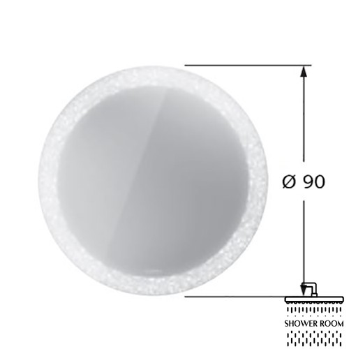 Дзеркало з підсвічуванням Duravit Happy D.2 Plus 900 мм (HP7481S0000)