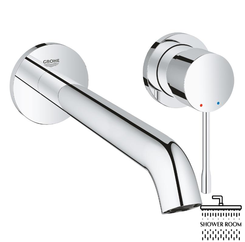 Смеситель для раковины на 2 отверстия Grohe Essence L-Size (29193001)