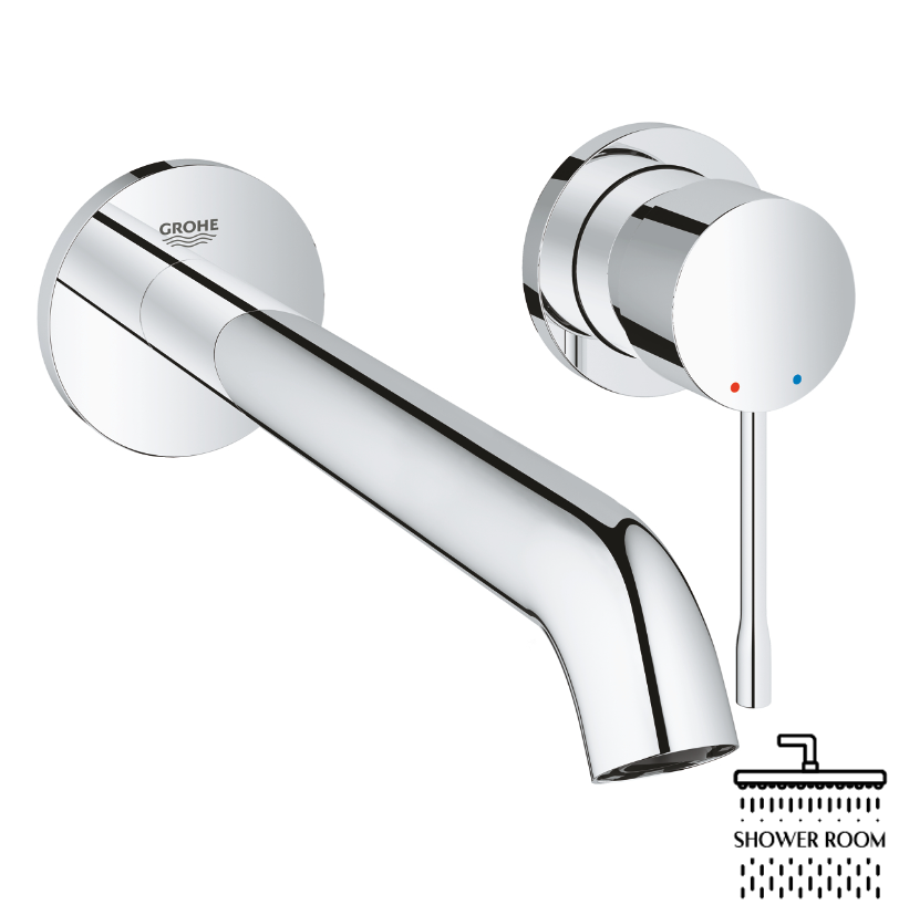 Смеситель для раковины на 2 отверстия Grohe Essence L-Size (29193001)