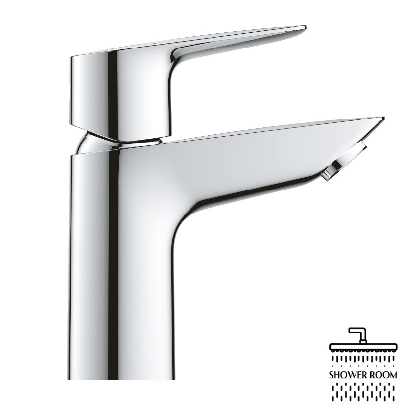 Одноважільний змішувач для раковини Grohe Start Edge S-Size + нажимний донний клапан (24199001)