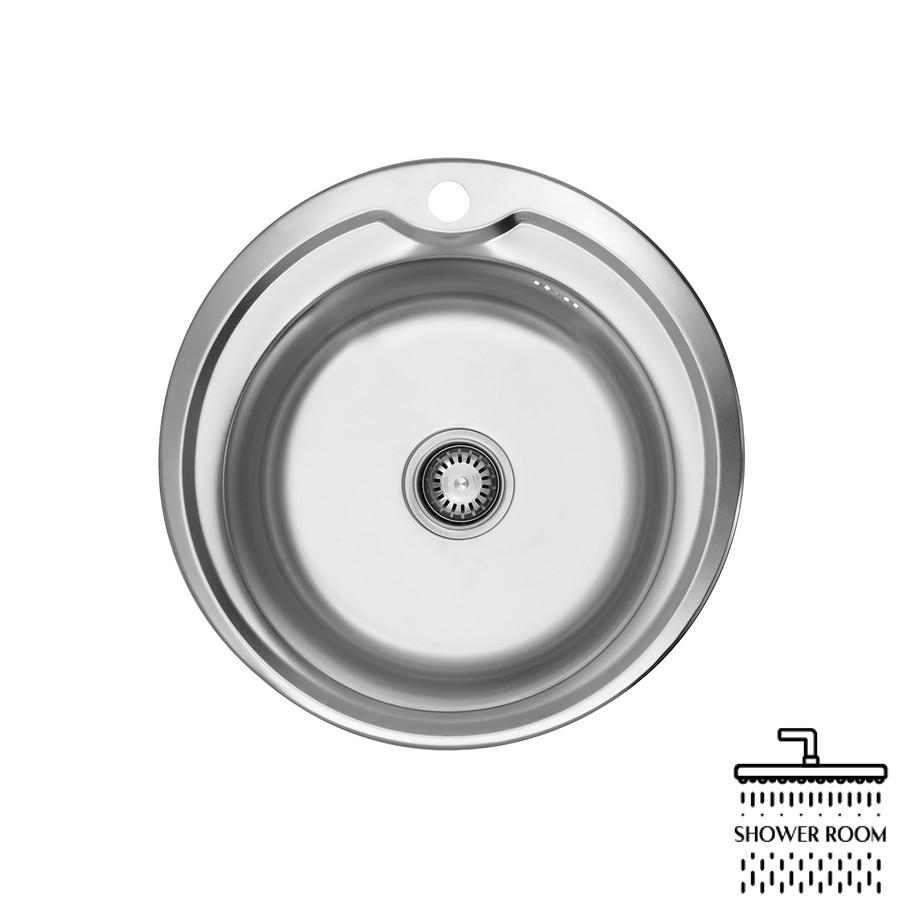 Кухонна мийка з нержавіючої сталі Kroner KRP Satin-510