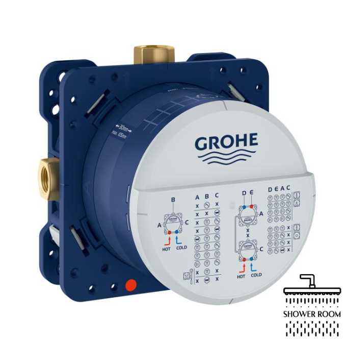 Душова система прихованого монтажу Grohe Lineare з Tempesta 250 (100124064)