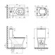 Унитаз-компакт Qtap Presto безободковый с сиденьем Soft-close QT24221217AW