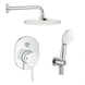 Душова система прихованого монтажу Grohe Grohe BauClassic (29047000_27541001_28576000_26406003)