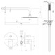 Душевая система скрытого монтажа Volle SOLAR 818010