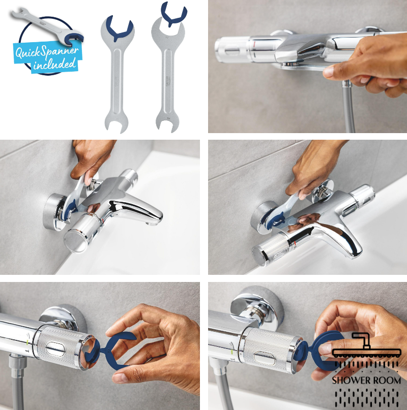 Душова система з одноважільним змішувачем Grohe Quickfix Vitalio Start 250  (26679001)