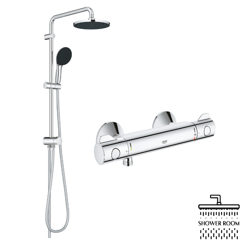 Душевая система Grohe Vitalio Start 200 Flex с термостатом для душа Grohtherm 800 (34552699)