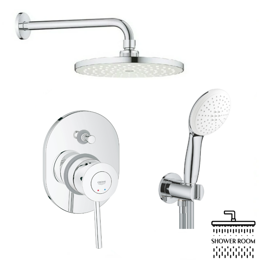 Душевая система скрытого монтажа Grohe Grohe BauClassic (29047000_27541001_28576000_26406003)