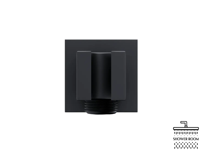 Душовий гарнітур прихованого монтажу з термостатом Corsan  Plomeria Z01TBL BLACK+BOX, чорний