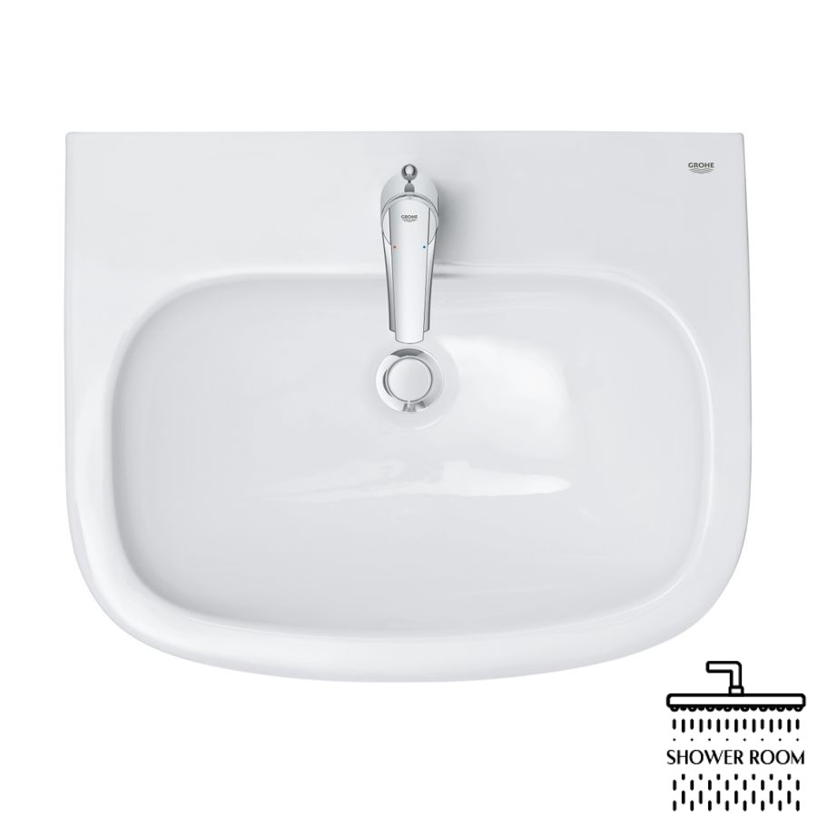 Умывальник подвесной Grohe Euro Ceramic 60 см, белый (39335000)