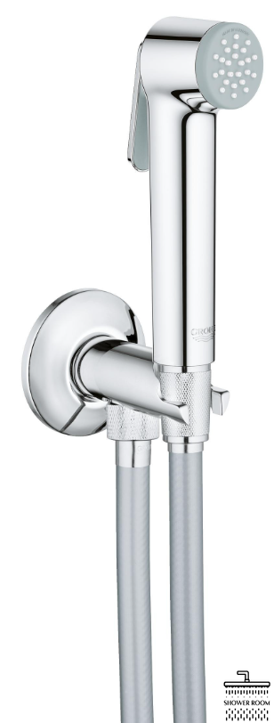 Комплект гігієнічного душу із змішувачем Grohe Essence, хром (UA111197000)