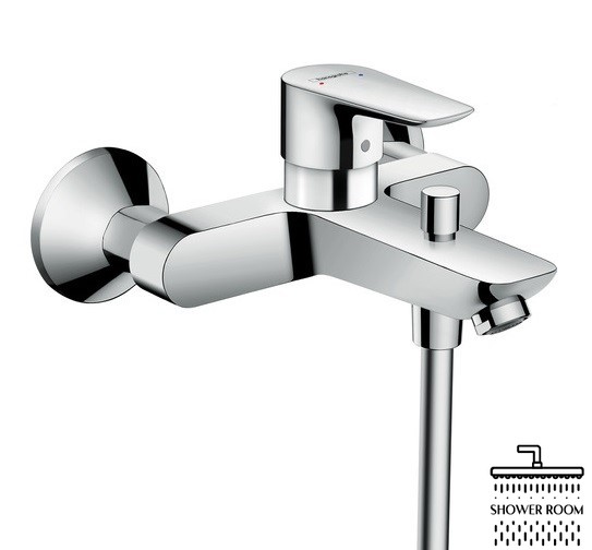 Смеситель для ванны однорычажный, HANSGROHE Talis E 71740000, хром