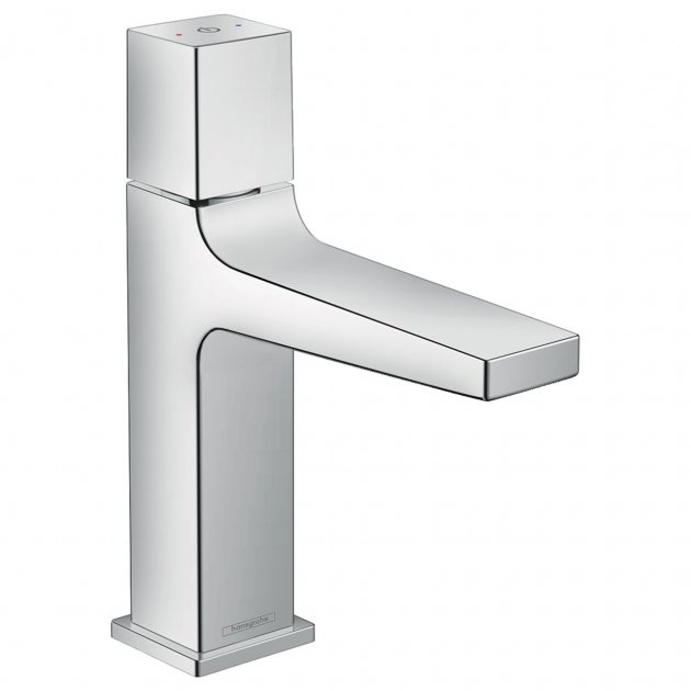 Змішувач для раковини натискний з донним клапаном, HANSGROHE Metropol 110 Select 32571000, хром