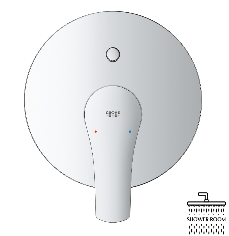 Душова система прихованого монтажу Grohe Eurosmart з New Tempesta 200 (UA25183003)