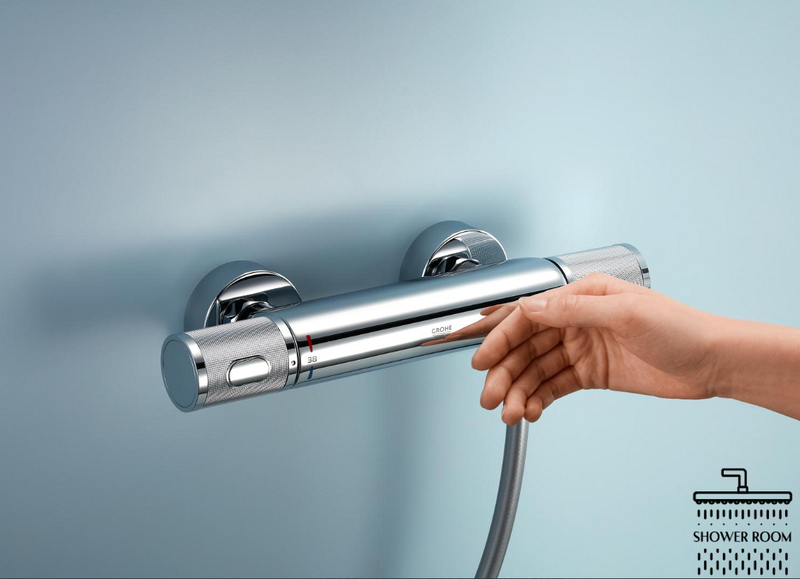 Термостат для душу Grohe Quickfix Precision Feel із душовим гарнітуром (34791001)