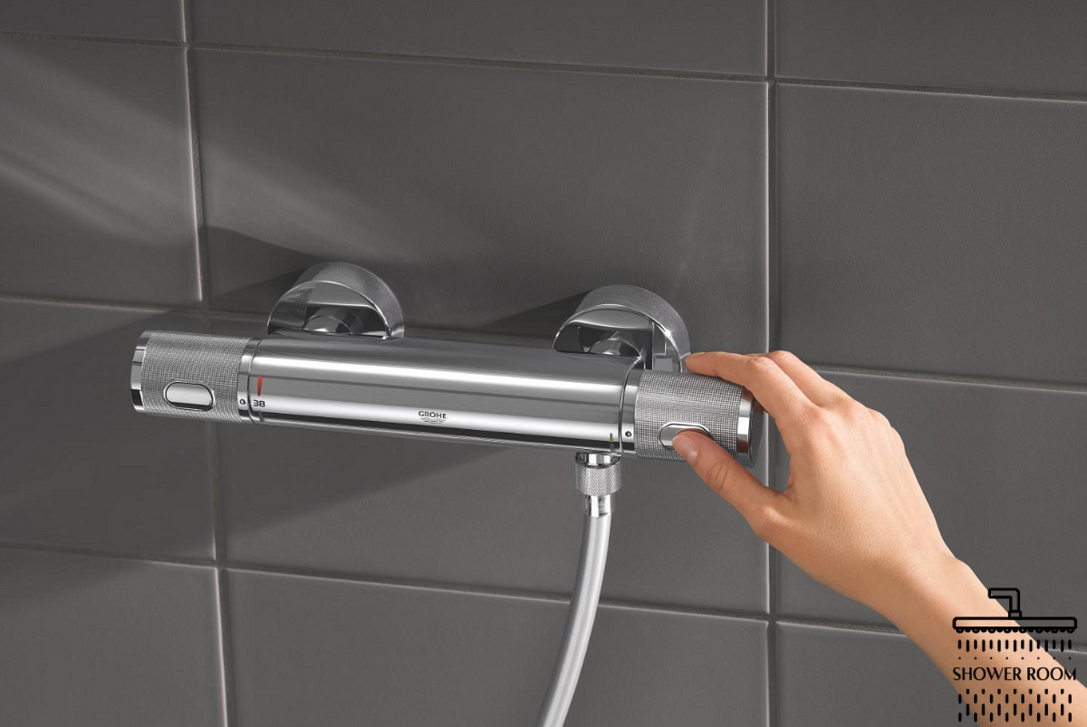 Термостат для душа Grohe Quickfix Precision Feel с душевым гарнитуром (34791001)