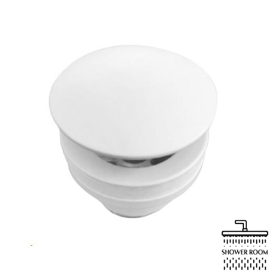 Донний клапан Paffoni Light, білий матовий (ZSCA050BO)