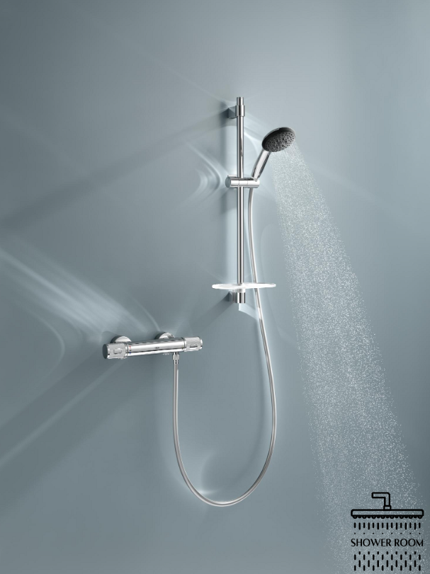 Термостат для душа Grohe Quickfix Precision Feel с душевым гарнитуром (34791001)