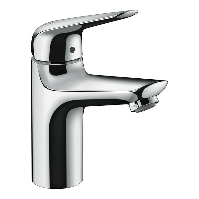 Змішувач для раковини 100 одноважільний, з донним клапаном, HANSGROHE Novus 71030000, хром