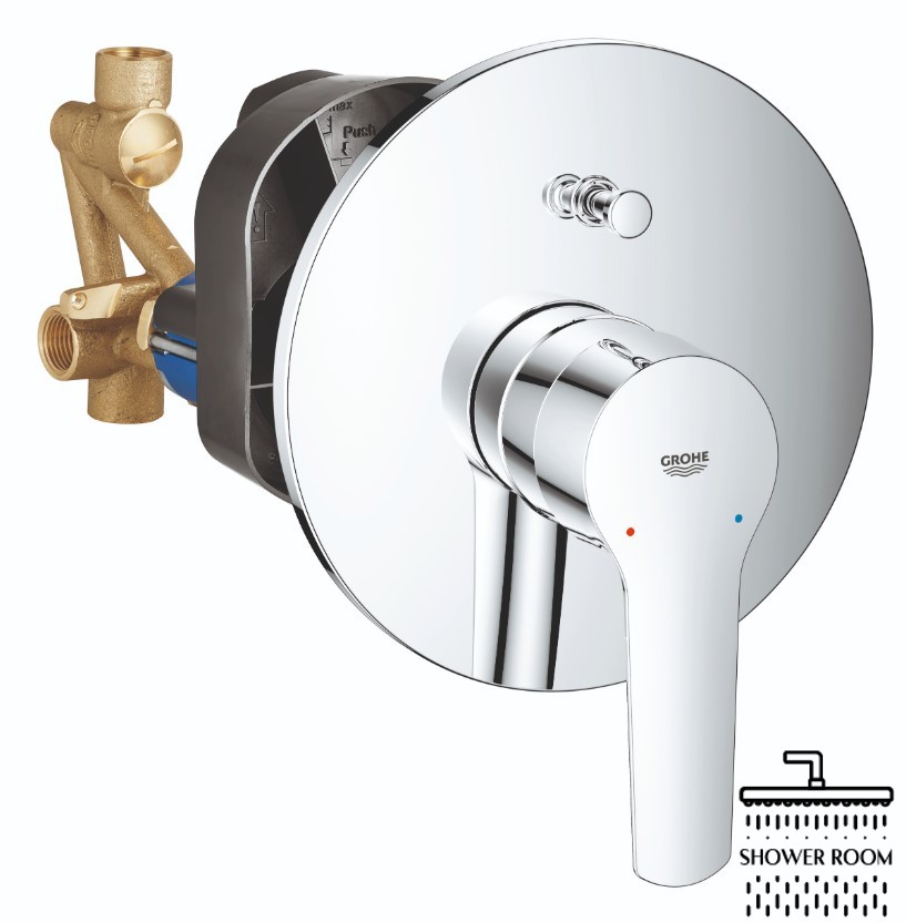 Душова система прихованого монтажу зі змішувачем Grohe QuickFix Start&Vitalio Comfort 250 UA25183007