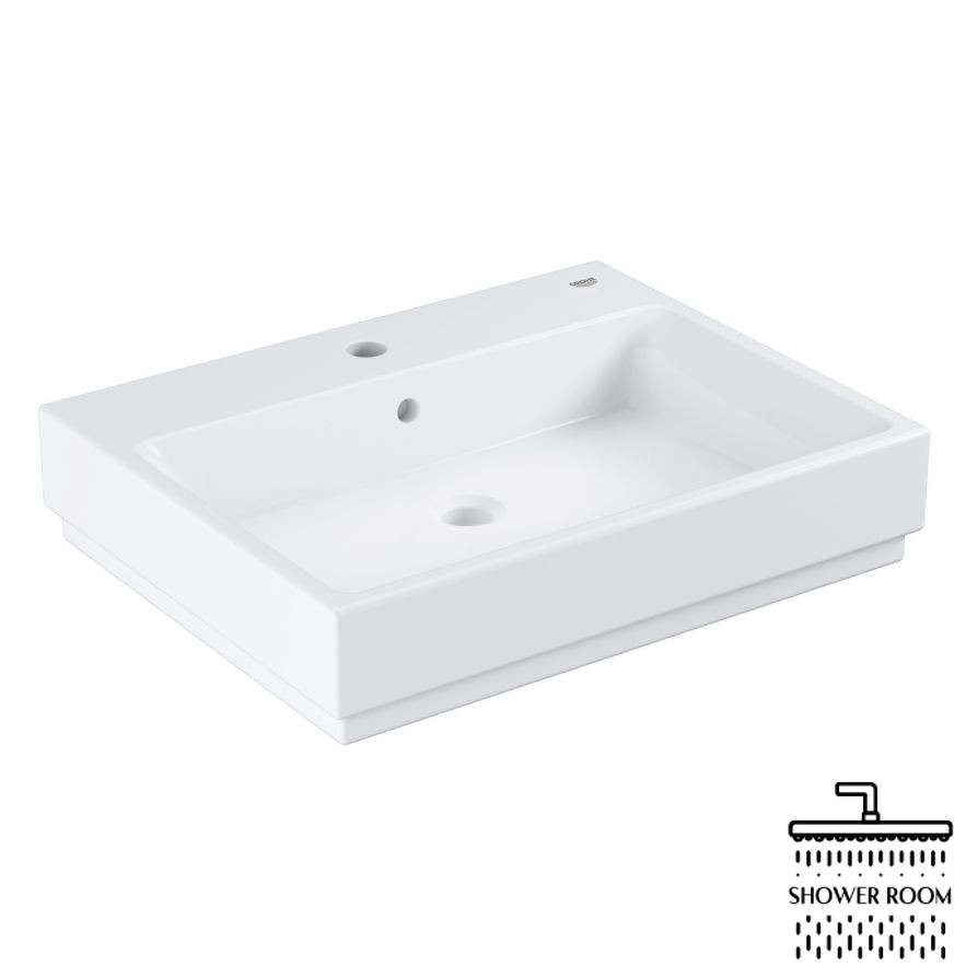 Умивальник підвісний Grohe Cube Ceramic 600х490 мм, білий (3947300H)