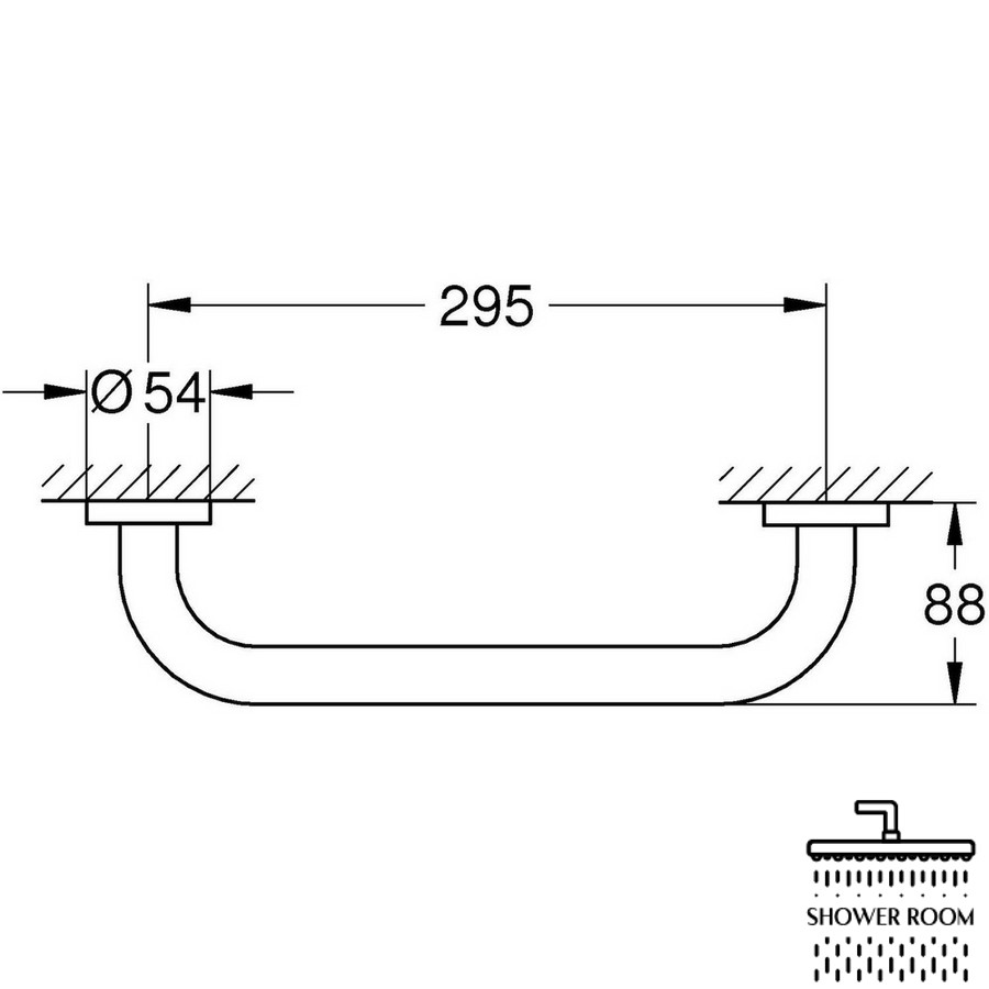 Поручень для ванни Grohe Essentials 40421001