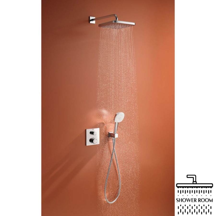 Душевая система скрытого монтажа Grohe Grohtherm Cube, хром (34871000)