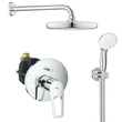 Комплект для душу Grohe BauLoop New прихованого монтажу, хром (UA2908100A)