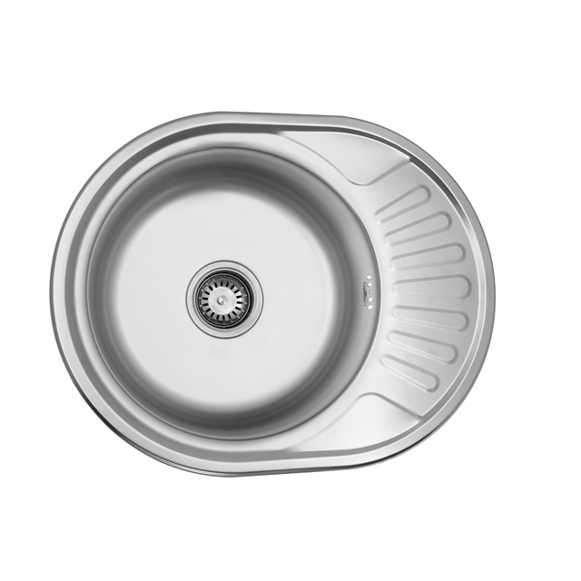 Кухонна мийка з нержавіючої сталі Kroner KRP Dekor-5745