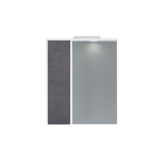 Зеркальный шкаф с подсветкой 60 см, левый, базальт AM.PM M91MPL0601BF38 GEM S
