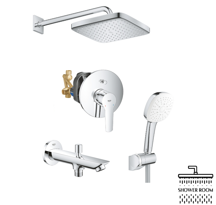 Душова система прихованого монтажу Grohe Start Cube UA2665584R3